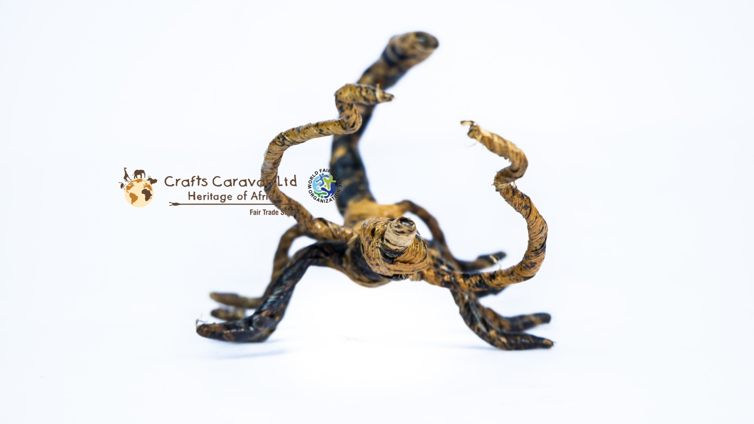 Scorpion Banana Fibre Sculpture